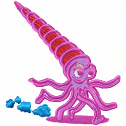 Octopus Embroidery Design 6